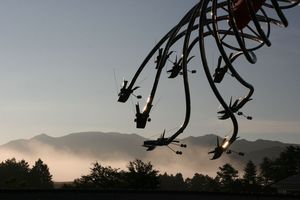 おろちモニュメント(奥出雲たたらと刀剣館)